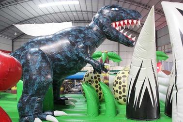 Китай Город потехи динозавра тематический раздувной, реклама ягнится раздувной прыгун завод