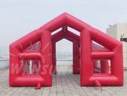 Шатер события красного цвета раздувной, водостойкий большой шатер крупного плана поставщик