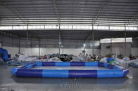 Бассейн голубого цвета большой раздувной/воздухонепроницаемый бассейн для детей поставщик