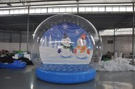 Запас на шариках шоу снега продажи раздувных, глобус снега рождества, раздувной шарик дисплея рождества для украшения поставщик