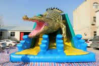 Прочный огромный раздувной король Крокодил Двойн Сползать Эко- дружелюбное Всс-259 скольжения поставщик