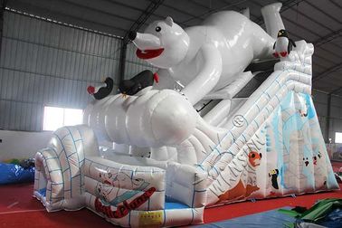 Китай КЭ скольжения полярного медведя сделанный материал ПВК тематического большого раздувного стандартный завод