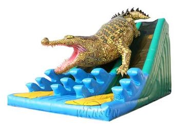 Китай Прочный огромный раздувной король Крокодил Двойн Сползать Эко- дружелюбное Всс-259 скольжения завод