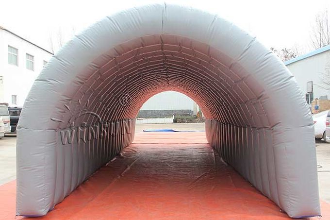 3 - Шатер тоннеля ПВК слоя раздувной, огнезамедлительный большой раздувной шатер